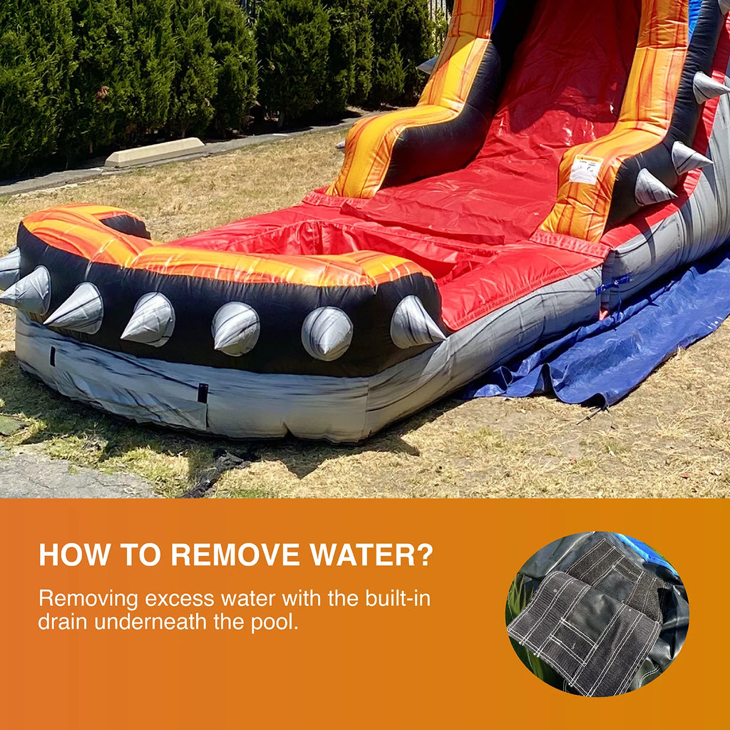 Inflatable Bounce House Water Slide with Splash Pool M885
