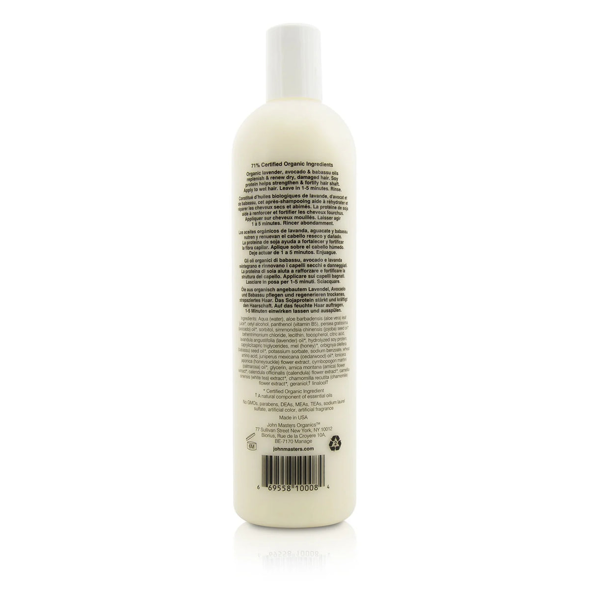 Lavender & Avocado Intensive Conditioner 473ml W33988