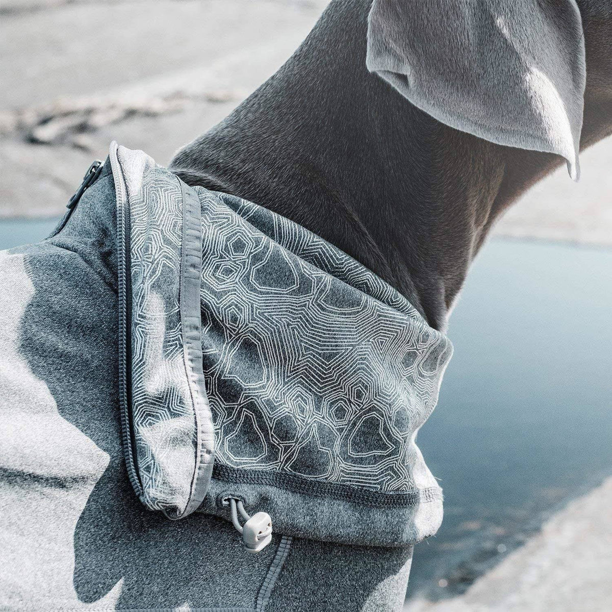 Carbon Grey Dog Body Warmer D5321