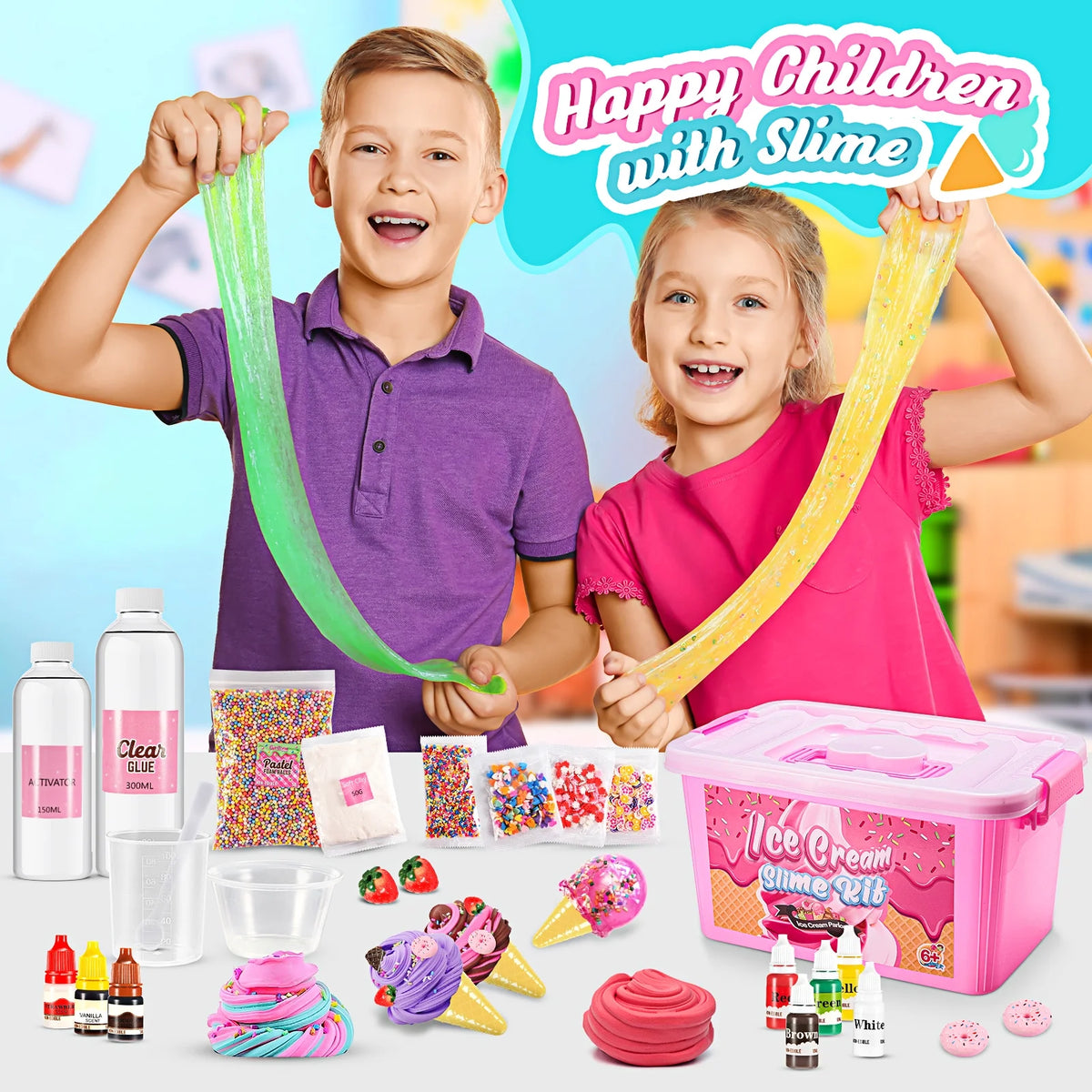 DIY Ice Cream Slime Kit Toys F34059