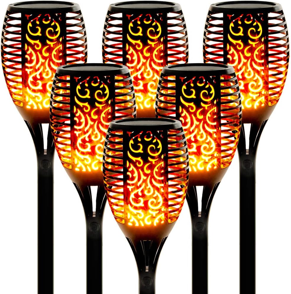 43 LED Solar Torch Lights (6 Pack) J926243