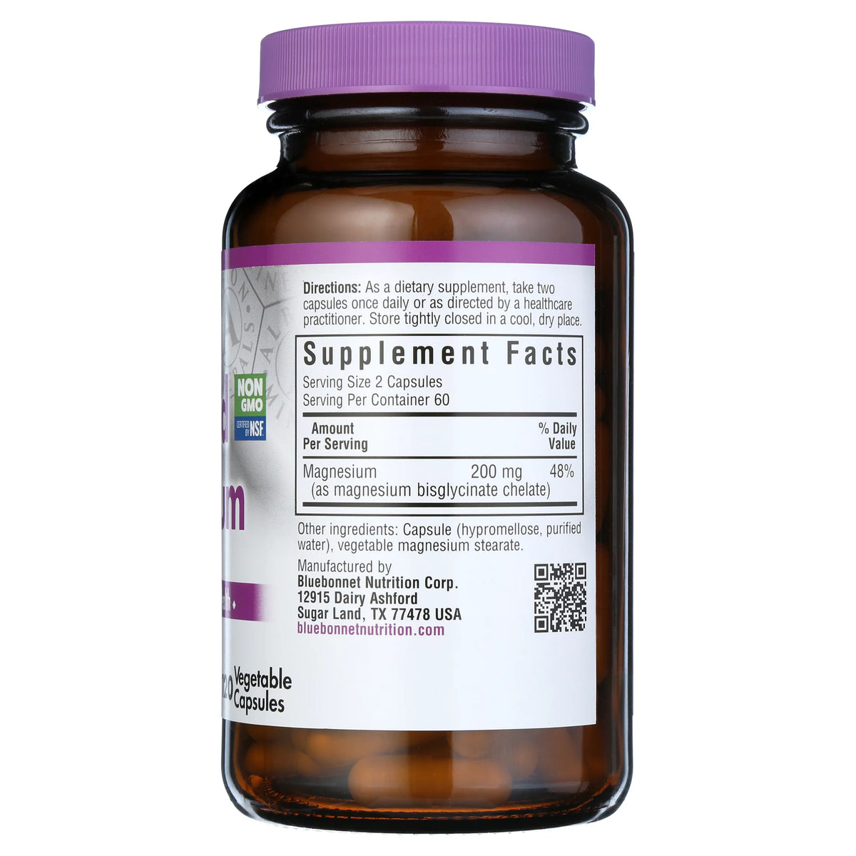 Chelated Magnesium 120 Vegetable Capsule I98114