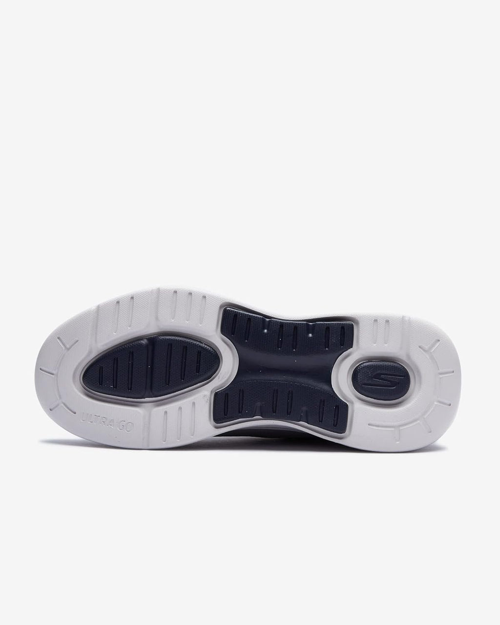 Grey Navy Athletic Walking Shoe Y804641