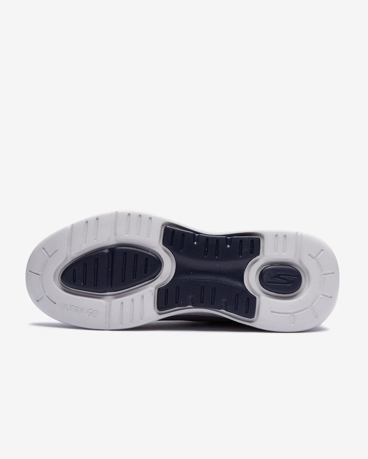 Grey Navy Athletic Walking Shoe Y804641