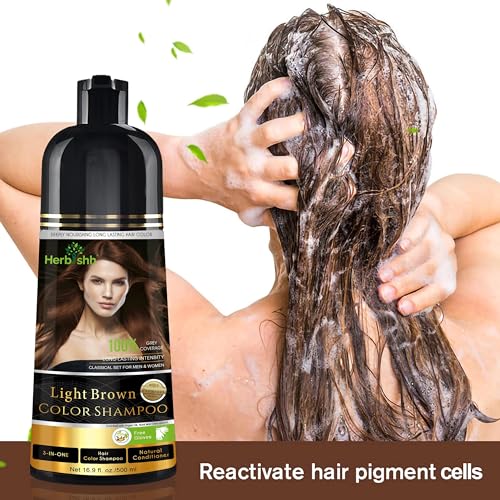 Dark Brown 500 Ml Hair Color Shampoo T47467