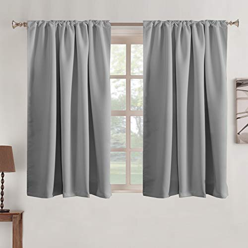 Mineral Blue Blackout Curtain Panels 52" W x 96" L Set of 2 Panels G5923