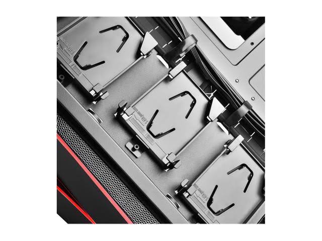 Black Computer Case with Tempered-Glass Side Panel G7453