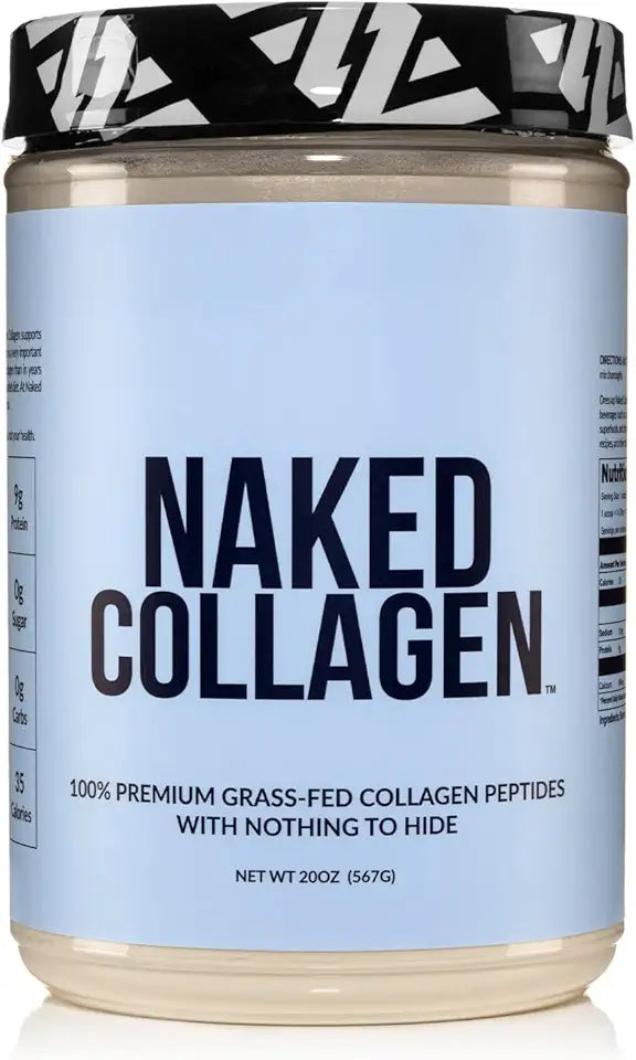 Unflavored Hydrolyzed Collagen Peptides Protein Powder, 60 Servings, 20oz A67876