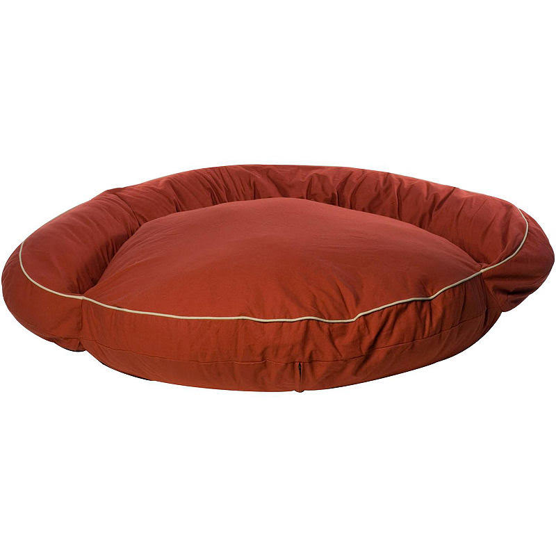 Red Twill Bolster Bed Y651605