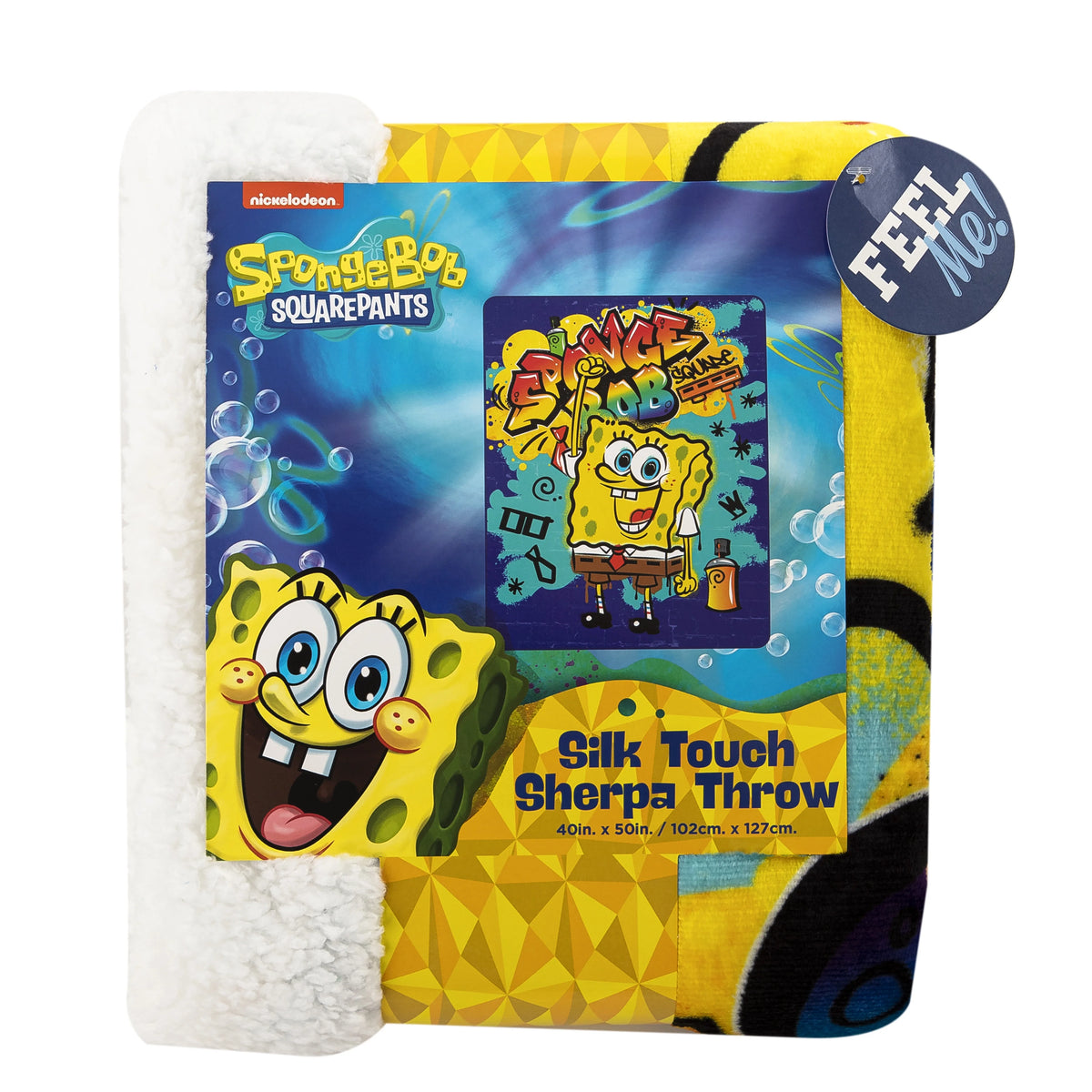 Spongebob Graffiti Silk Touch Sherpa Blanket R4049