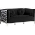 Black Velvet Loveseat F297245