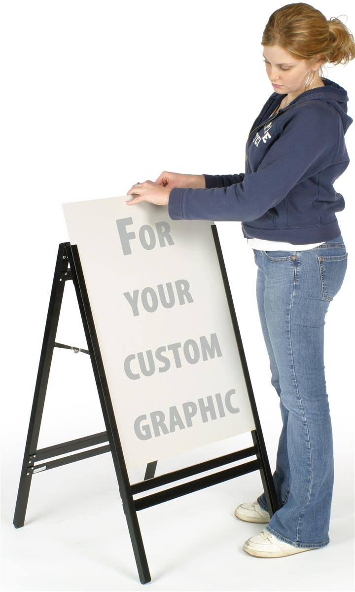 Sidewalk Sign with Aluminum Rust-Proof Construction Q958757