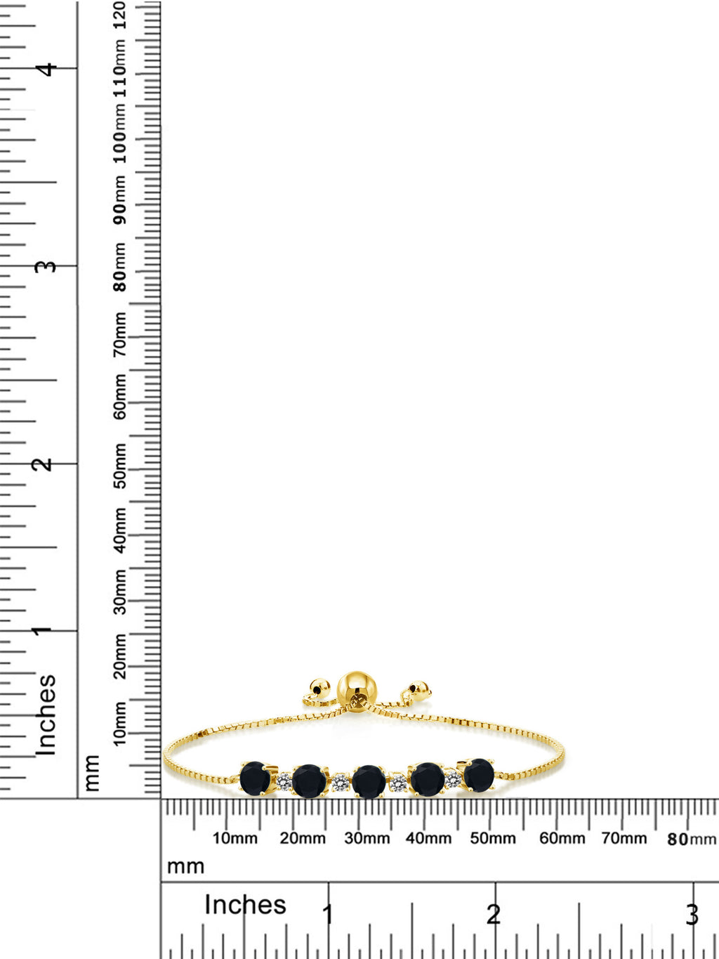 18K Yellow Gold Plated Silver Bracelet M1263