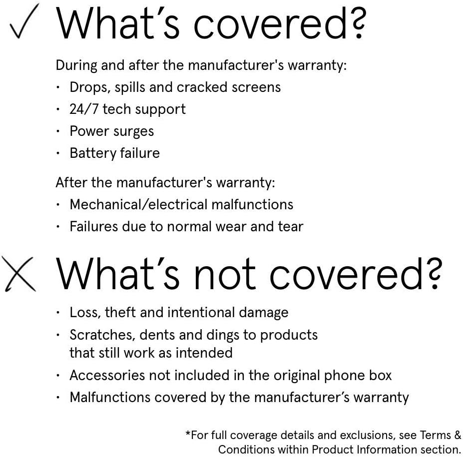 2 Year Mobile Accident Protection Plan with Tech Support X782