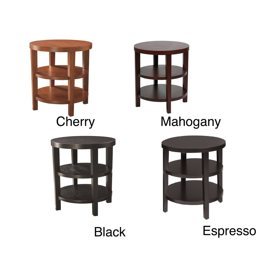 20x22 Round End Table U9037