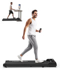 Black Portable Walking Pad Treadmill Y993061