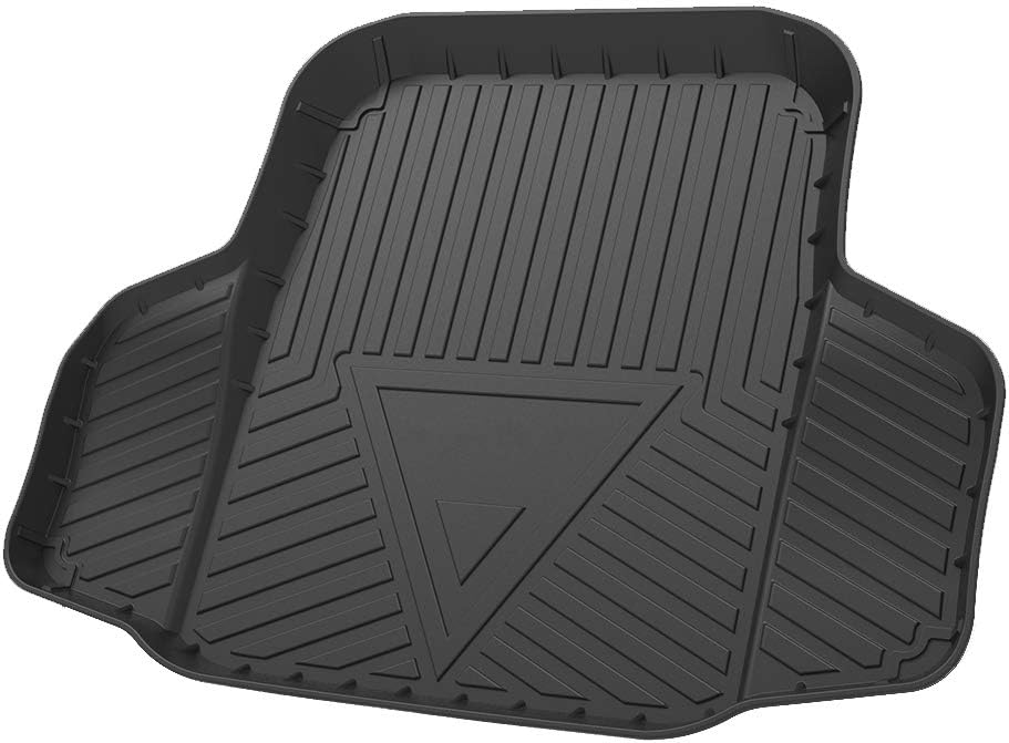 Black Rubber Cargo Liner Trunk Mat Y479