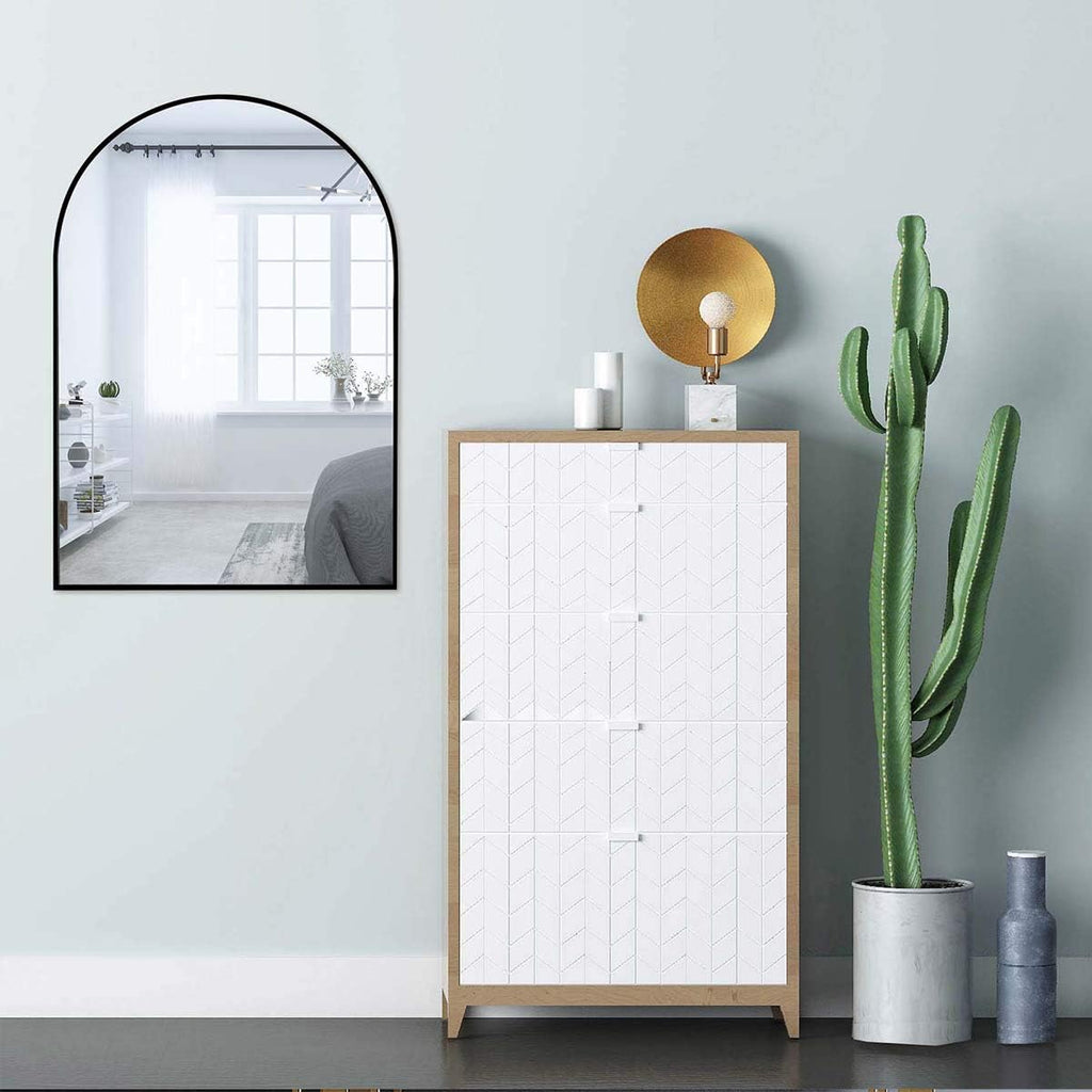Black 24 x 36 Inch Wall Mounted Vanity Mirror S62984