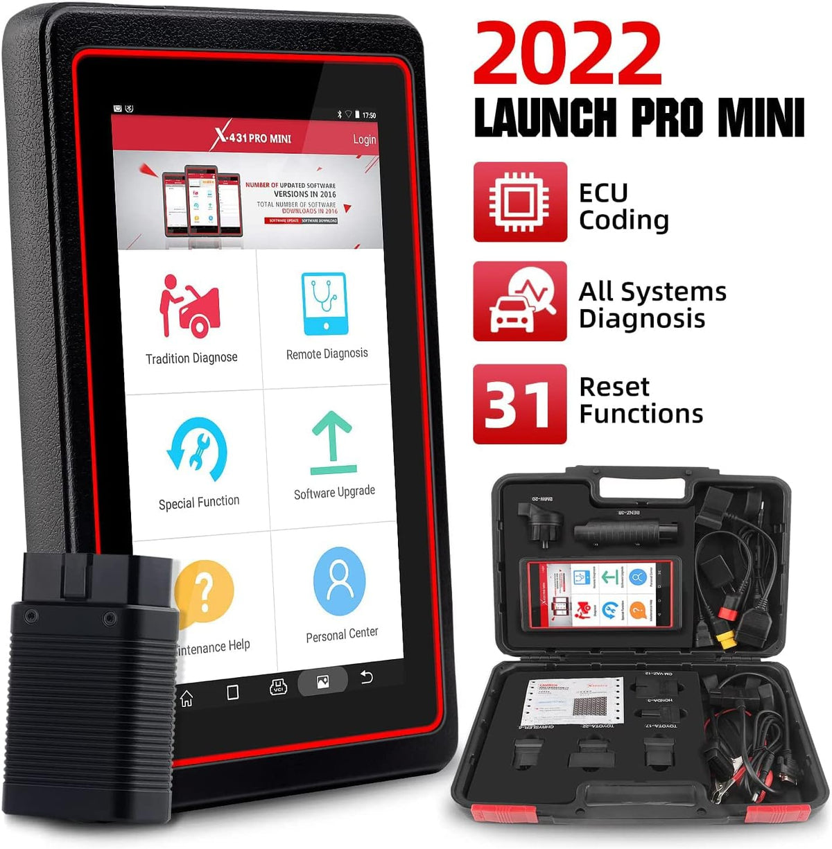 2022 Bidirectional Automotive Diagnostic Scanner C400