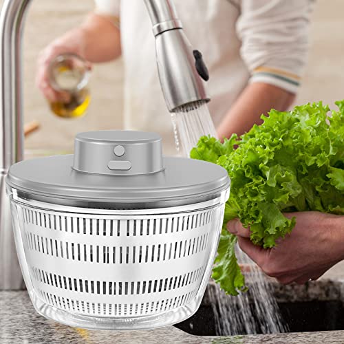 White Electric Salad Spinner Z3988