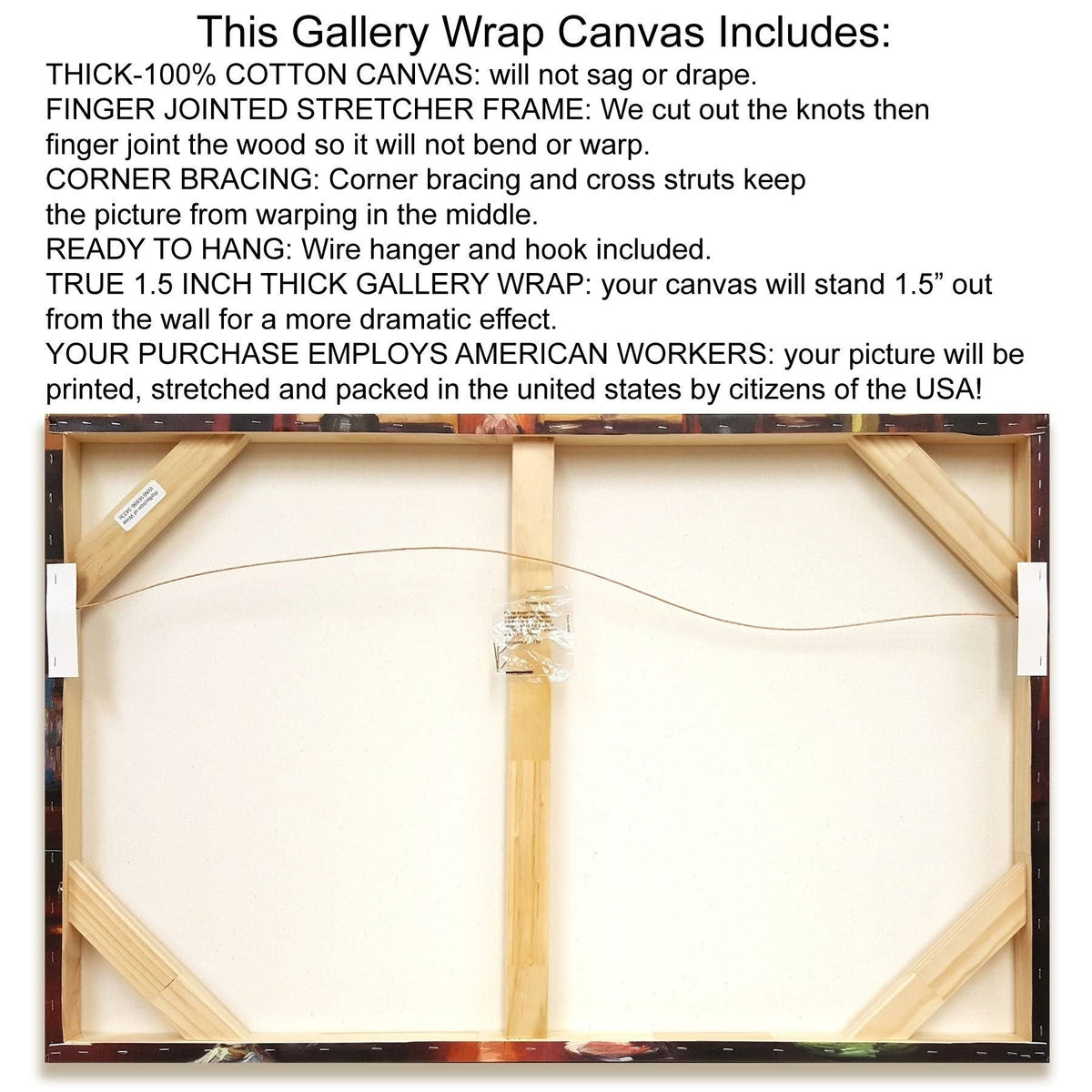Painting Print on Wrapped Canvas D4483