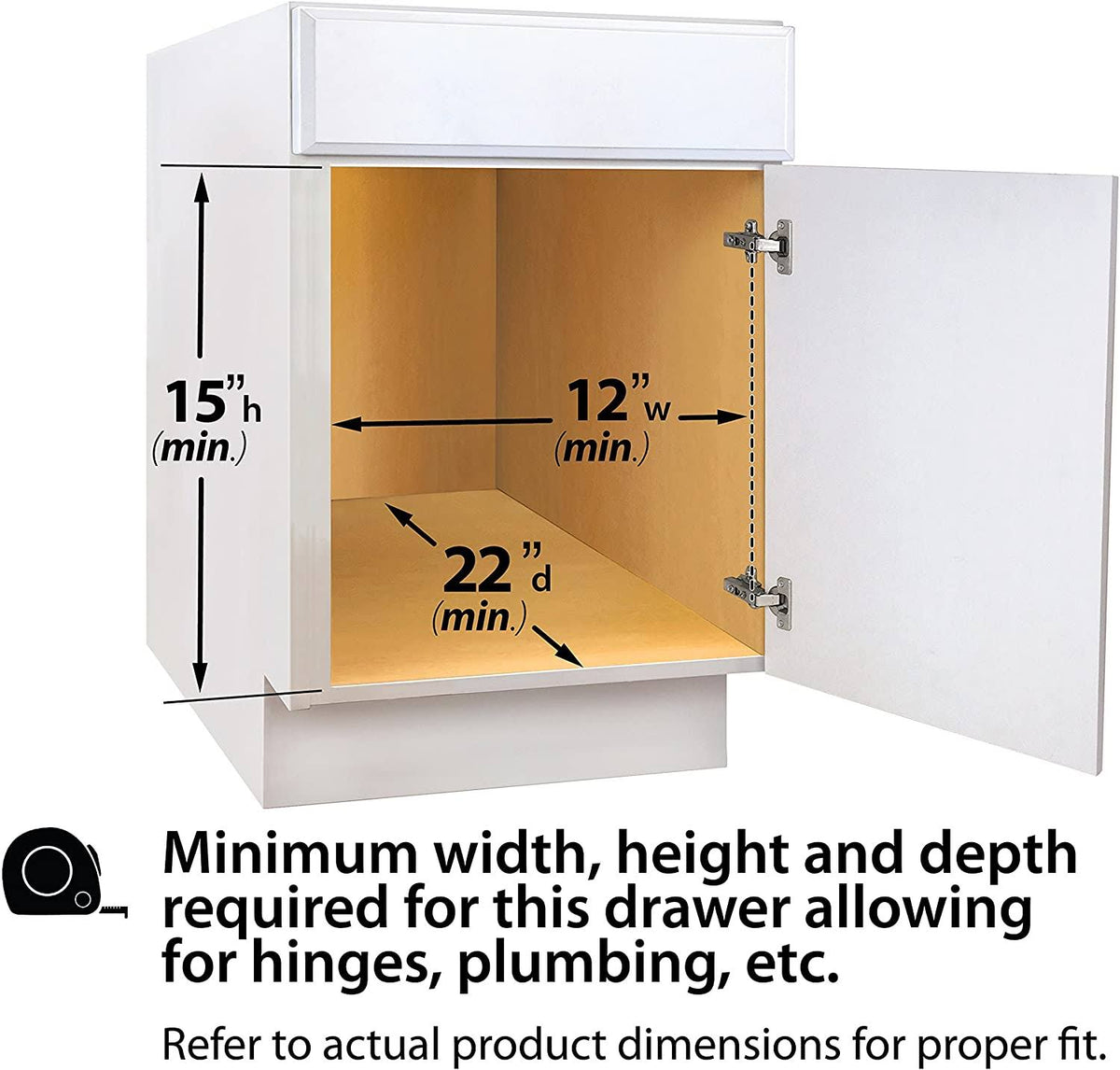 Professional Roll Out Under Sink Cabinet Organizer W913918
