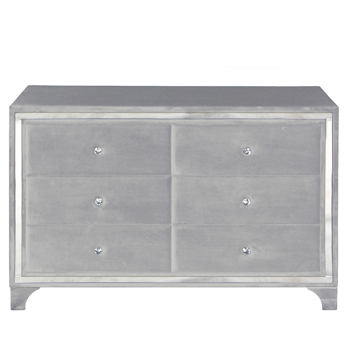 Gray Velvet Double Dresser N138869