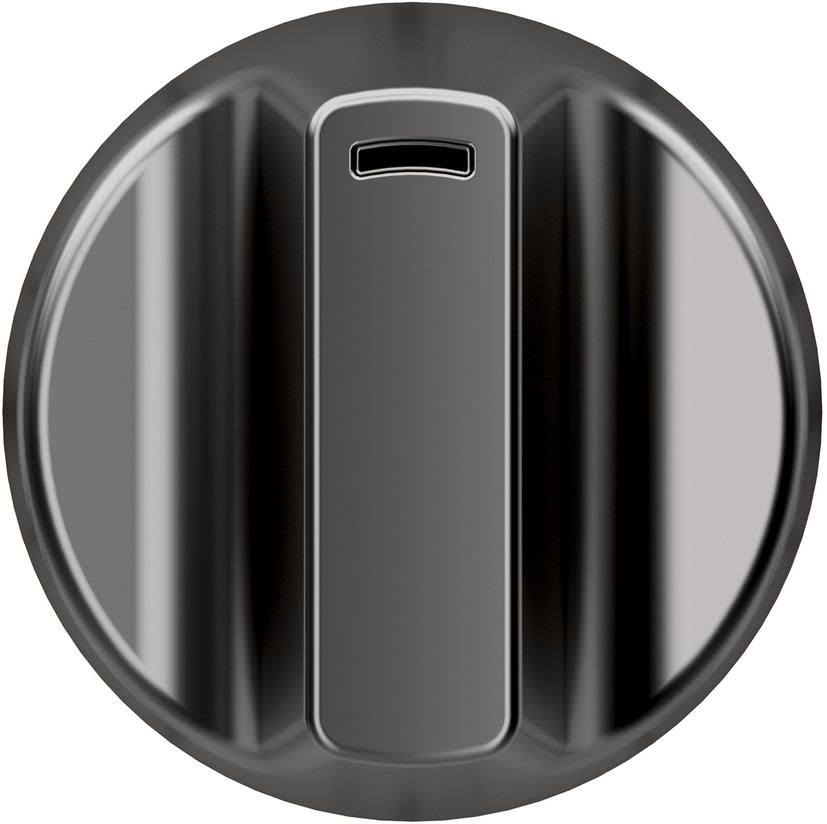 Brushed Black Electric Cooktop Knobs C619
