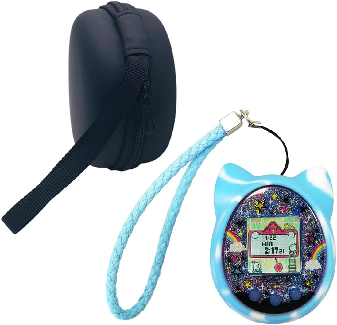 Pink Protective Hard Case and Silicone Cover for Tamagotchi L651