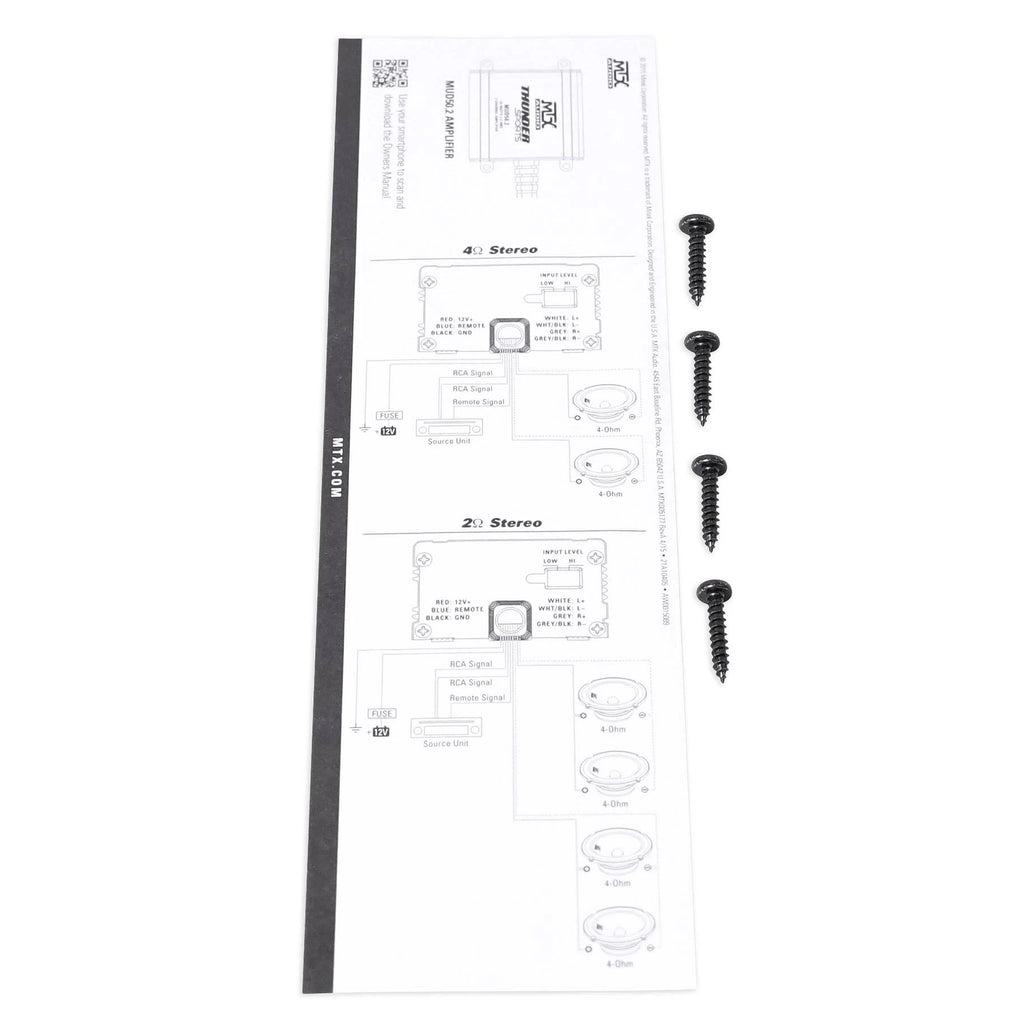2-Channel Power Sports Amplifier 100W RMS M47068