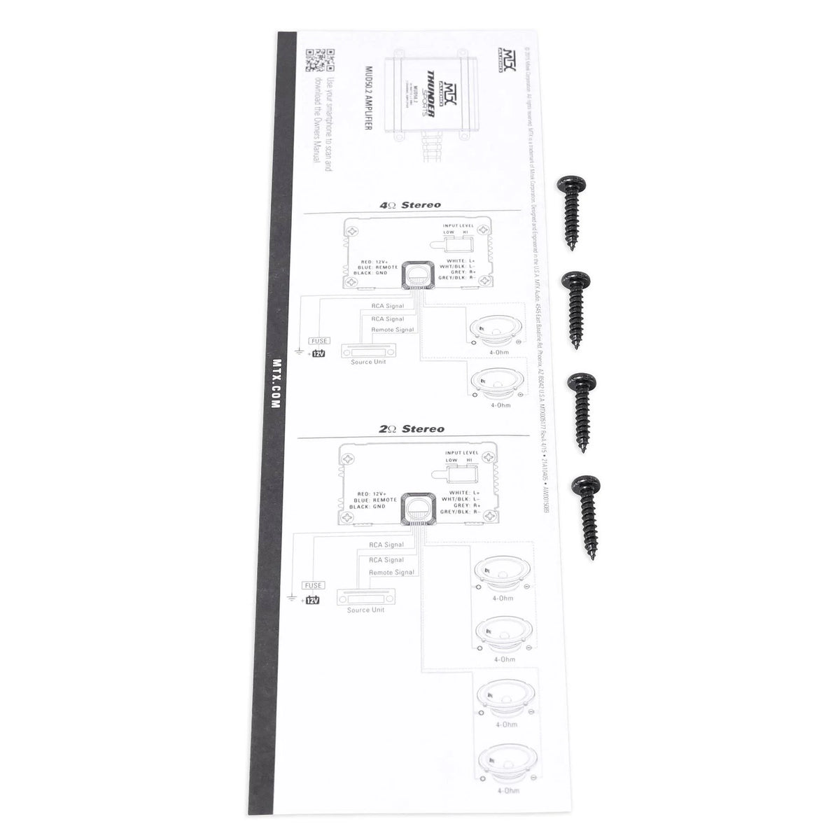 2-Channel Power Sports Amplifier 100W RMS M47068