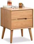 Solid Oak Wood Nightstand L137894