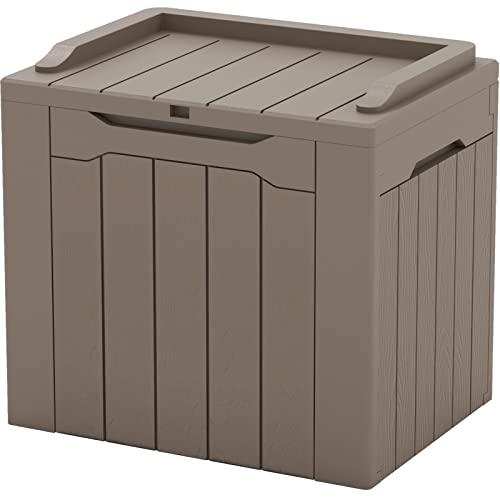 70 Gallon Water-Resistant Plastic Storage Bench X601919