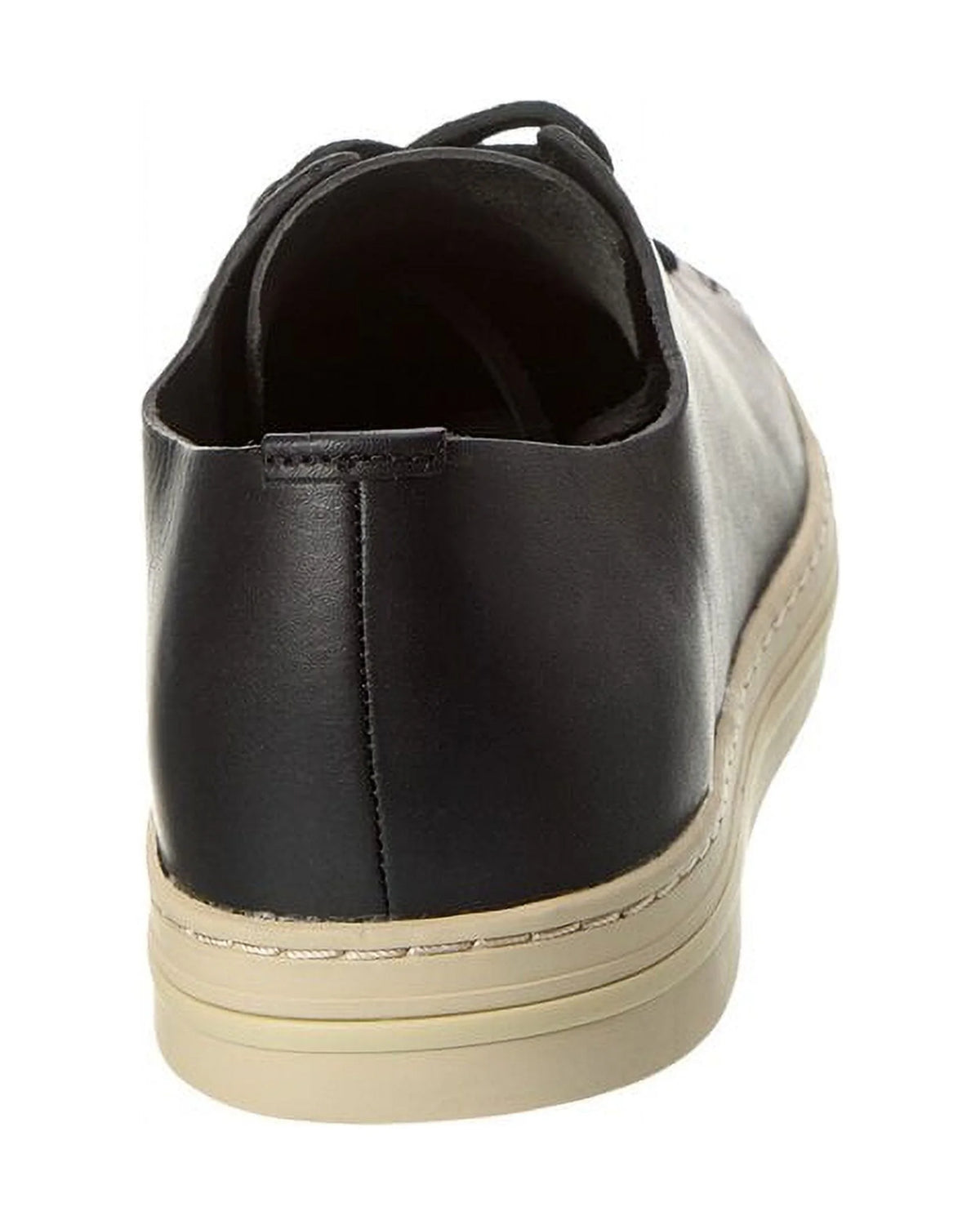 Black Leather Sneaker A9715