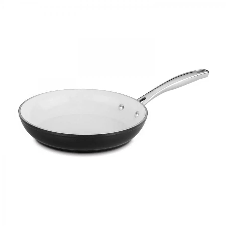 20cm White Ceramic Non-Stick Skillet U3045