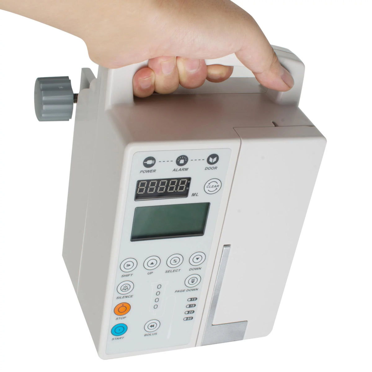 Infusion Pump with Audible & Visual Alarm, LCD Display R638