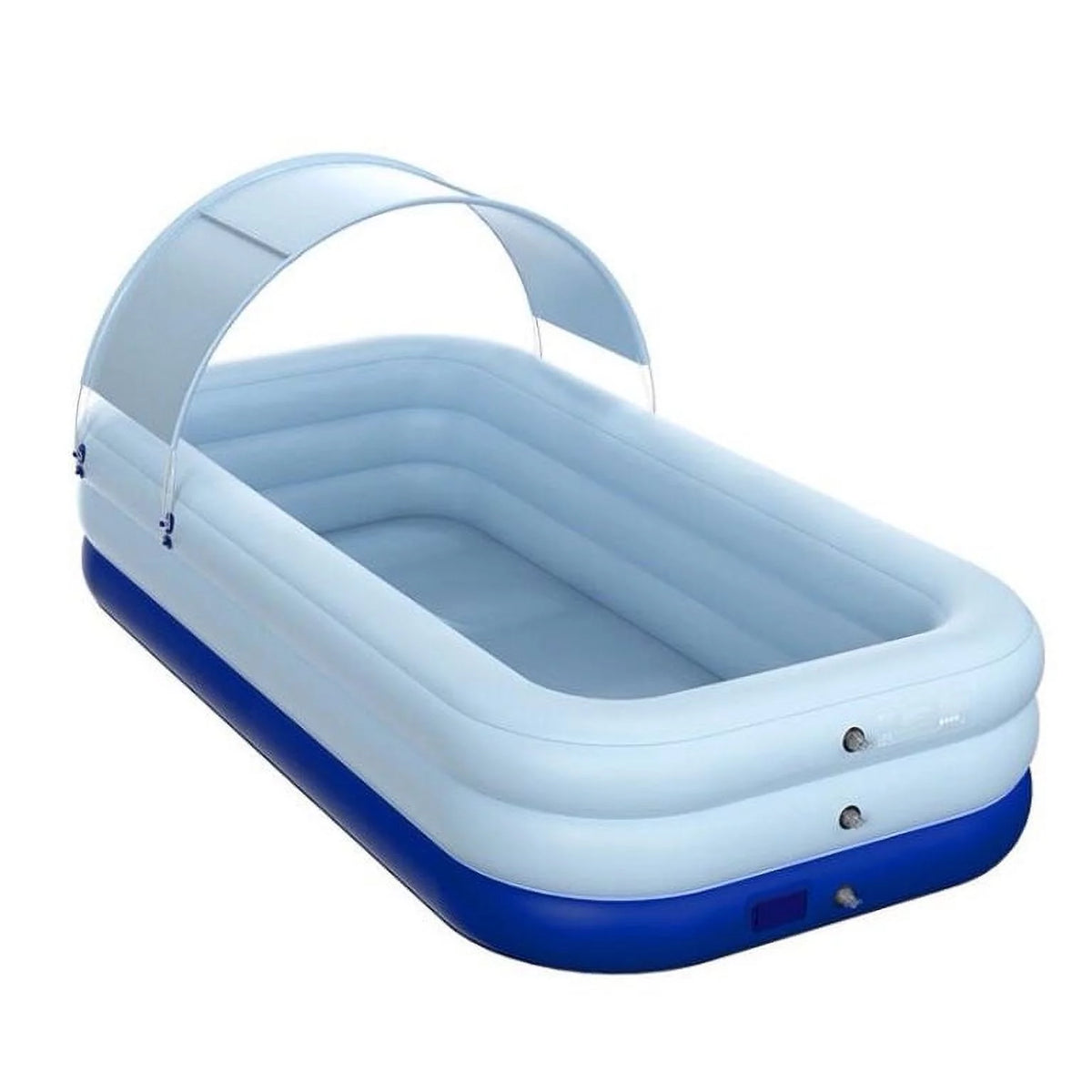 Automatic Inflatable Swimming Pool with Awning H96545