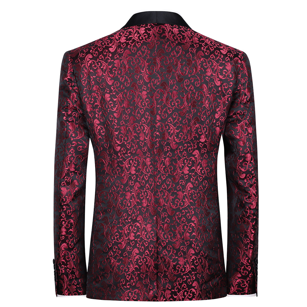 Floral Blazer with Notched Lapel I4242