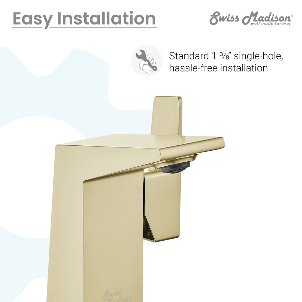 Chrome Single Handle Bathroom Faucet G99481
