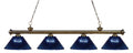 Antique Brass 4 Light Billiard Light R8975