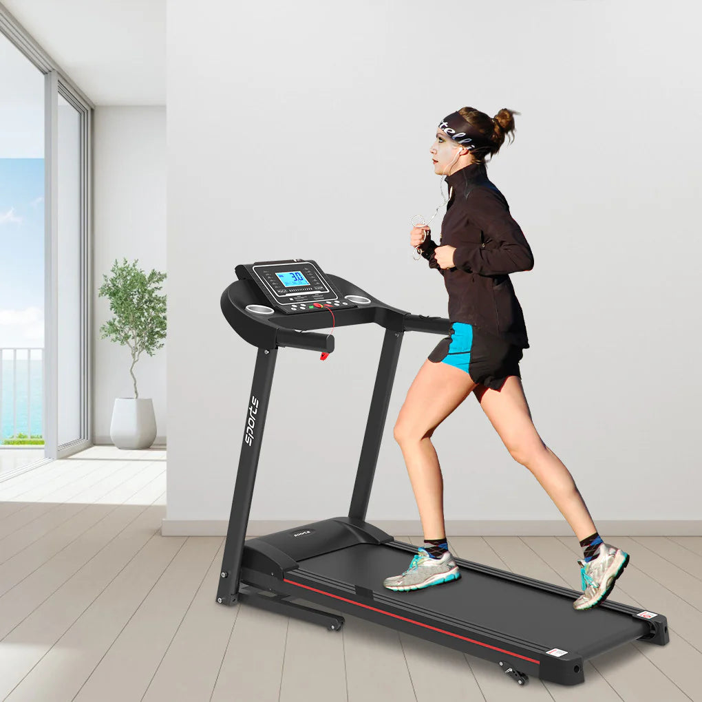 Foldable Treadmill with LCD Display V8372