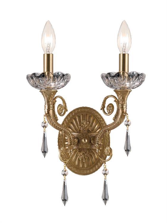 2 Light Sconce, Aged Brass O486938