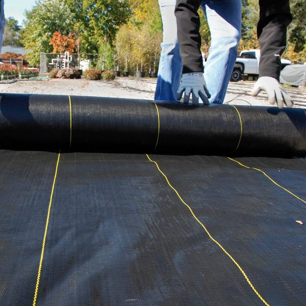 4 Foot Woven Weed Barrier Landscape Fabric 300 Feet 3 Pack F356518