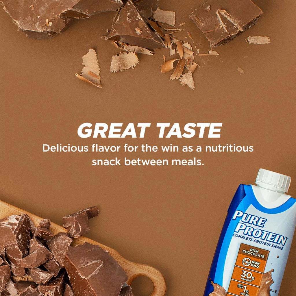 Rich Chocolate 30g Protein Shake 12 Ct O98562