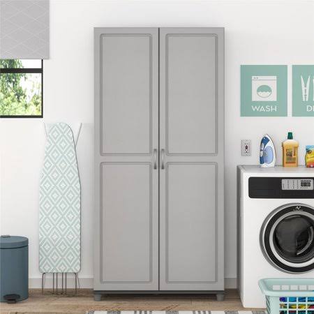 Utility Storage Cabinet, Gray X879