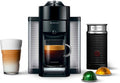 Piano Black Coffee Espresso Machine with Milk Frother D869