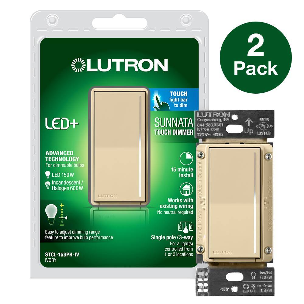 150-Watt 3-Way Dimmer Switch Ivory 2-Pack K510007