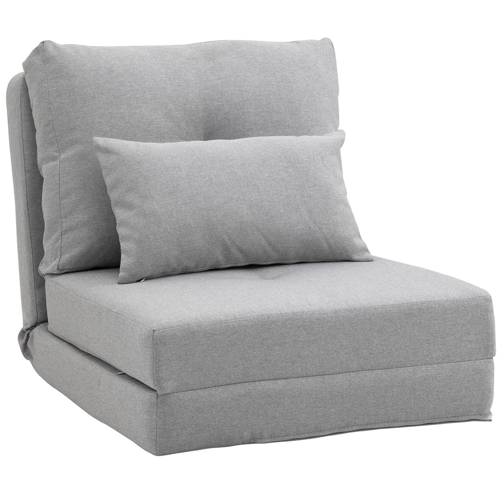 Light Gray 2-in-1 Floor Sofa Bed K30921