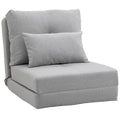 Light Gray 2-in-1 Floor Sofa Bed K30921