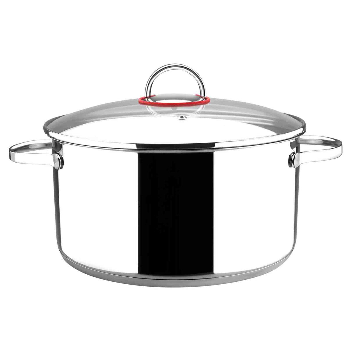 Stainless Steel 6-Quarts Stockpot with Glass Lid E999404